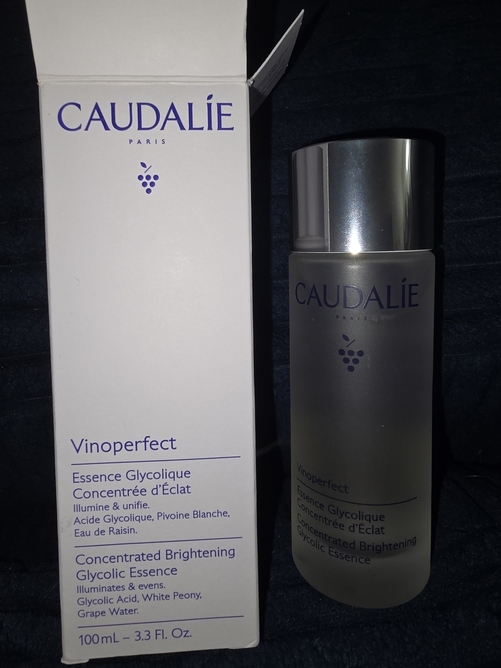 Caudalie Vinoperfect Concentrated Brightening Essence 3.3oz, Purchased In France